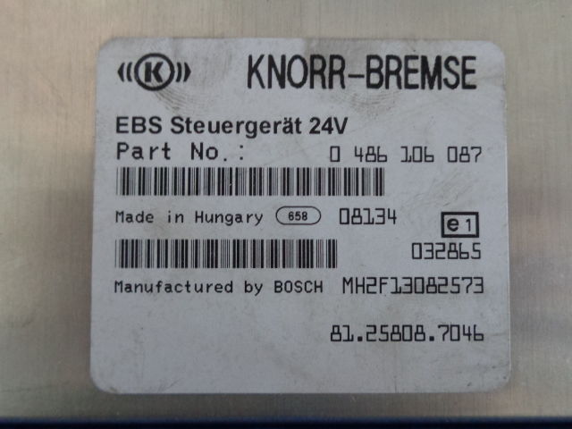 KNORR-BREMSE EBS control - ECU - Teherautó: 2 kép. KNORR-BREMSE EBS control - ECU - Teherautó: 2 kép.