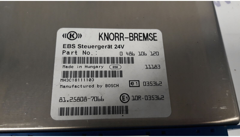 KNORR-BREMSE TGX - ECU - Teherautó: 3 kép. KNORR-BREMSE TGX - ECU - Teherautó: 3 kép.
