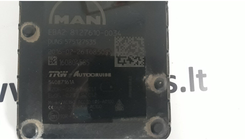 MAN ACC radar sensor - Érzékelő - Teherautó: 2 kép. MAN ACC radar sensor - Érzékelő - Teherautó: 2 kép.