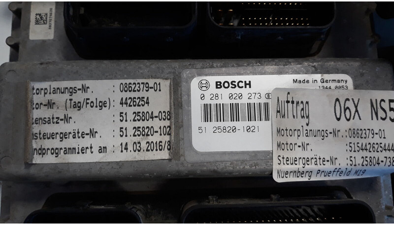 MAN D2676 EURO 6 ECU set , ignition with key - ECU - Teherautó: 4 kép. MAN D2676 EURO 6 ECU set , ignition with key - ECU - Teherautó: 4 kép.