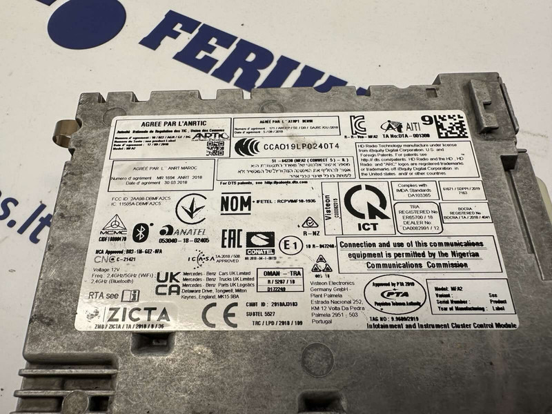 ECU - Teherautó Mercedes-Benz Actros MP5: 7 kép.