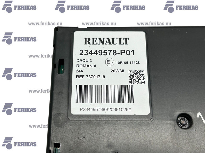 Renault DACU 3 - ECU - Teherautó: 5 kép. Renault DACU 3 - ECU - Teherautó: 5 kép.