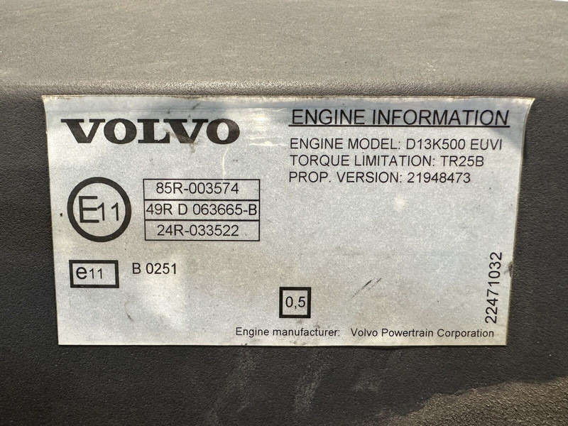 Motor - Teherautó Volvo D13K500 engine: 9 kép.