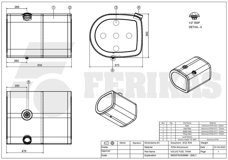Új Üzemanyag tartály - Teherautó Volvo New aluminum fuel Tank 250L: 7 kép. Új Üzemanyag tartály - Teherautó Volvo New aluminum fuel Tank 250L: 7 kép.