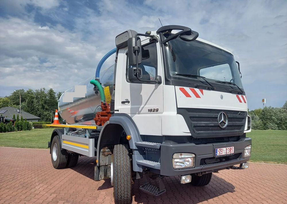 Mercedes-Benz AXOR 1829 4X4 4 WD ALLOARD - Tartályos teherautó: 3 kép. Mercedes-Benz AXOR 1829 4X4 4 WD ALLOARD - Tartályos teherautó: 3 kép.
