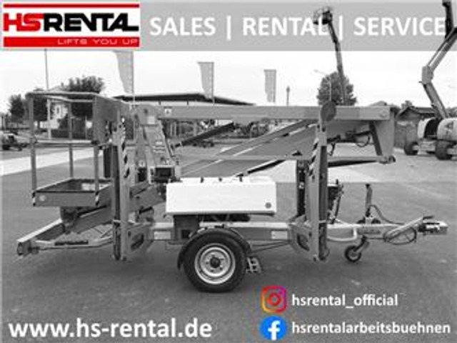 Niftylift 120TAC elektro 12m (1739) - Emelőkosaras utánfutó: 1 kép. Niftylift 120TAC elektro 12m (1739) - Emelőkosaras utánfutó: 1 kép.