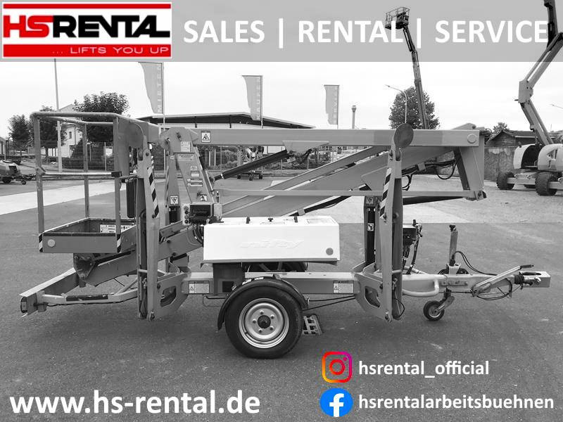 Niftylift 120TET elektro 12m Traction-Mover (1803) - Emelőkosaras utánfutó: 1 kép. Niftylift 120TET elektro 12m Traction-Mover (1803) - Emelőkosaras utánfutó: 1 kép.