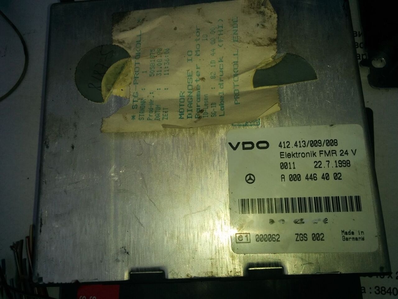 MAN VDO 412.409/007/002. 412.413.009\008 . 412.413.005.003 - ECU - Busz: 4 kép. MAN VDO 412.409/007/002. 412.413.009\008 . 412.413.005.003 - ECU - Busz: 4 kép.