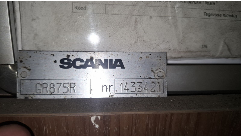 Scania BUS -GR875R . GRSO 905R. - Sebességváltó: 5 kép. Scania BUS -GR875R . GRSO 905R. - Sebességváltó: 5 kép.