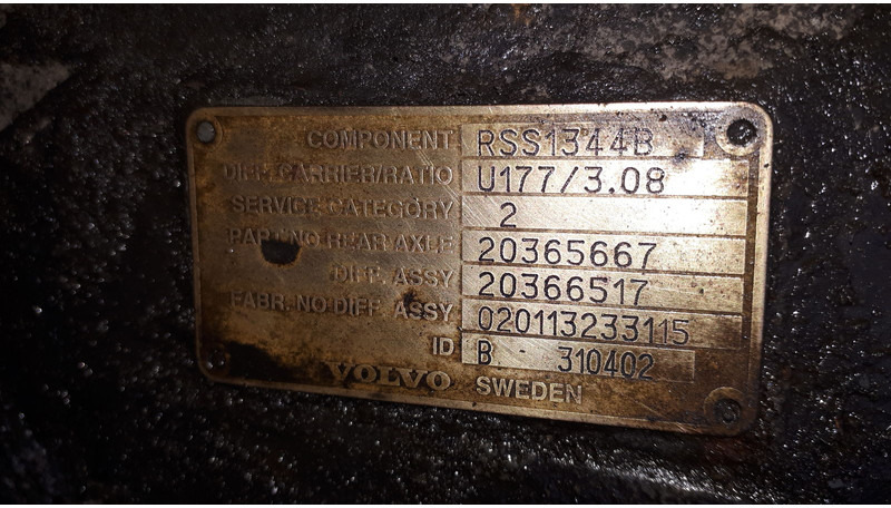 Volvo MS17X.- 2.85/ 3.08 .\5.29\ 5.63. - Differenciálmű: 3 kép. Volvo MS17X.- 2.85/ 3.08 .\5.29\ 5.63. - Differenciálmű: 3 kép.