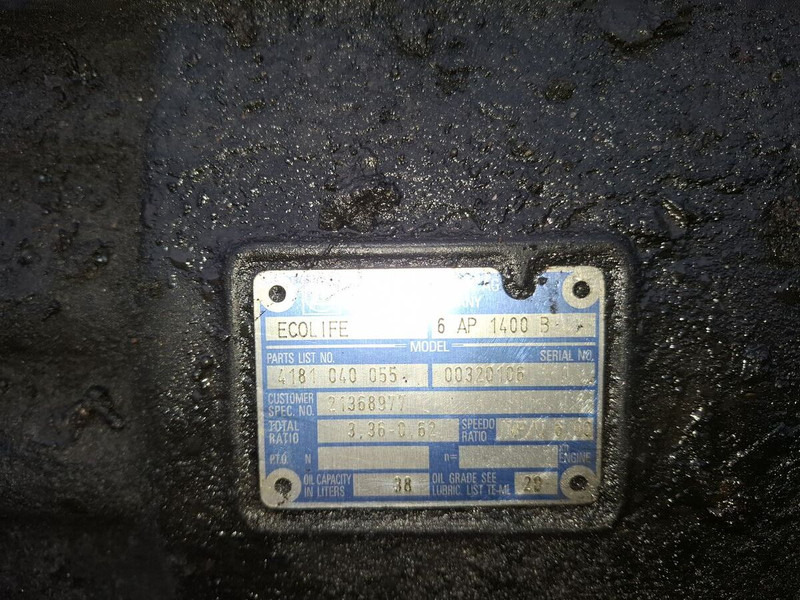 ZF 6AP1400B 4181040055 - Sebességváltó: 3 kép. ZF 6AP1400B 4181040055 - Sebességváltó: 3 kép.