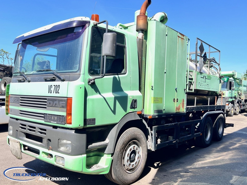 DAF CF 85.380 Inox tank ADR, 6x2, Euro 2 - Szippantós autó: 3 kép. DAF CF 85.380 Inox tank ADR, 6x2, Euro 2 - Szippantós autó: 3 kép.