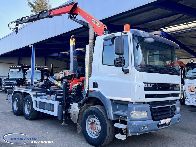 DAF CF 85.410 6x4 Steel springs, Palfinger PK 16001, Palift - Horgos rakodó teherautó, Darus autó: 1 kép. DAF CF 85.410 6x4 Steel springs, Palfinger PK 16001, Palift - Horgos rakodó teherautó, Darus autó: 1 kép.