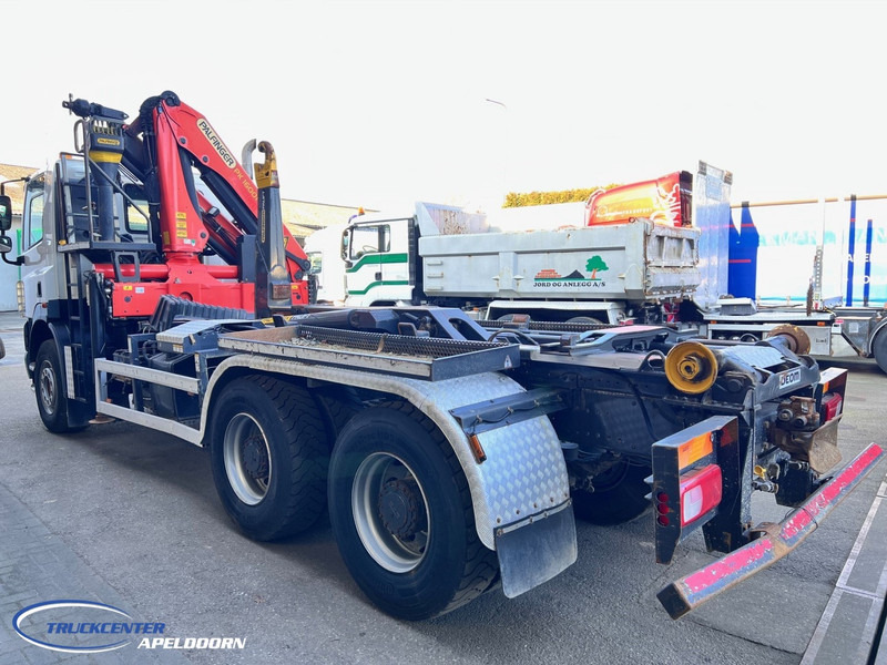 DAF CF 85.410 6x4 Steel springs, Palfinger PK 16001, Palift - Horgos rakodó teherautó, Darus autó: 4 kép. DAF CF 85.410 6x4 Steel springs, Palfinger PK 16001, Palift - Horgos rakodó teherautó, Darus autó: 4 kép.