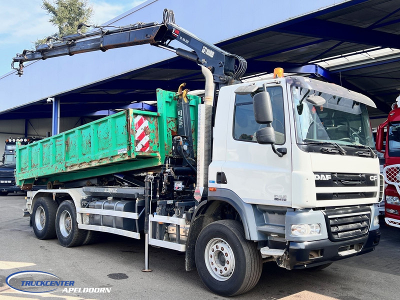 DAF CF 85.410 ATE, Hiab 166, 6x4 Steel spring - Billenőplatós teherautó, Darus autó: 1 kép. DAF CF 85.410 ATE, Hiab 166, 6x4 Steel spring - Billenőplatós teherautó, Darus autó: 1 kép.