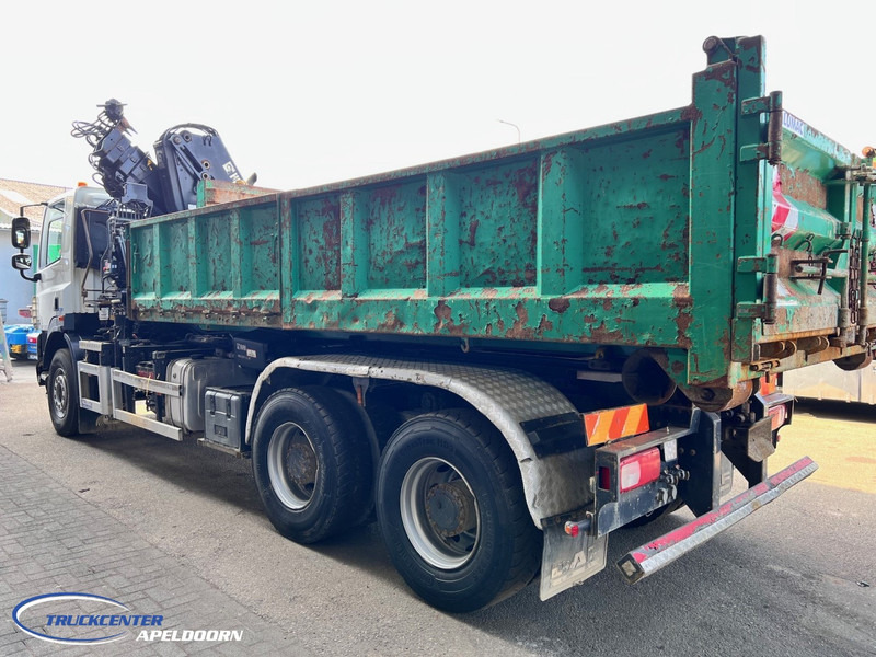DAF CF 85.410 ATE, Hiab 166, 6x4 Steel spring - Billenőplatós teherautó, Darus autó: 4 kép. DAF CF 85.410 ATE, Hiab 166, 6x4 Steel spring - Billenőplatós teherautó, Darus autó: 4 kép.