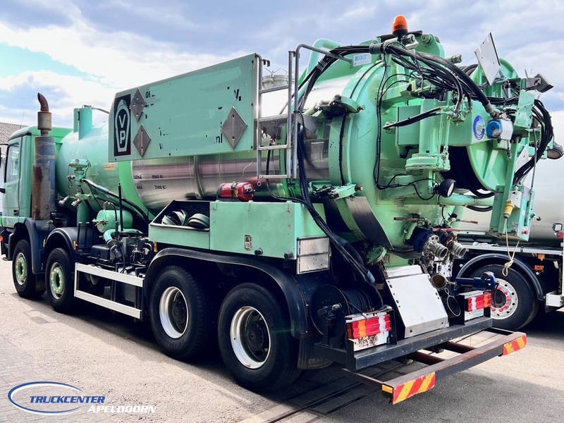 Mercedes-Benz Actros 4140 8x4, Steel springs, ADR, Inox - Szippantós autó: 4 kép. Mercedes-Benz Actros 4140 8x4, Steel springs, ADR, Inox - Szippantós autó: 4 kép.