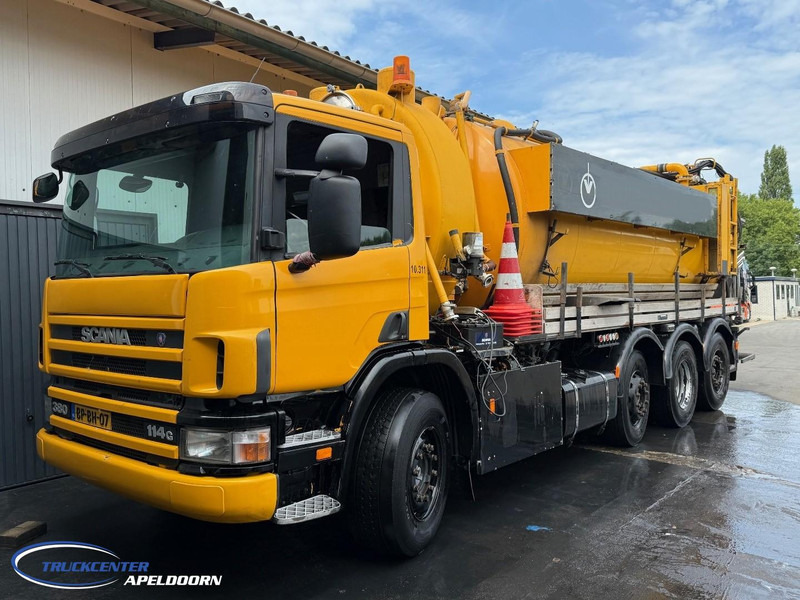 Scania P114GB8X2/4 NA 340 Tussenbak ontbreekt - Szippantós autó: 1 kép. Scania P114GB8X2/4 NA 340 Tussenbak ontbreekt - Szippantós autó: 1 kép.