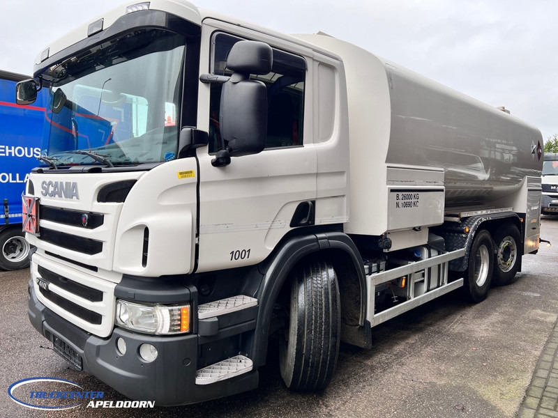 Scania P410 18500 Liter ADR, Euro 6, Retarder, Steering axle - Tartályos teherautó: 3 kép. Scania P410 18500 Liter ADR, Euro 6, Retarder, Steering axle - Tartályos teherautó: 3 kép.