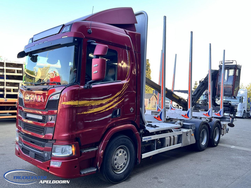 Scania R650 V8 NGS 6x4, Retarder, Jonsered Houtkraan - Rönkszállító teherautó, Darus autó: 3 kép. Scania R650 V8 NGS 6x4, Retarder, Jonsered Houtkraan - Rönkszállító teherautó, Darus autó: 3 kép.