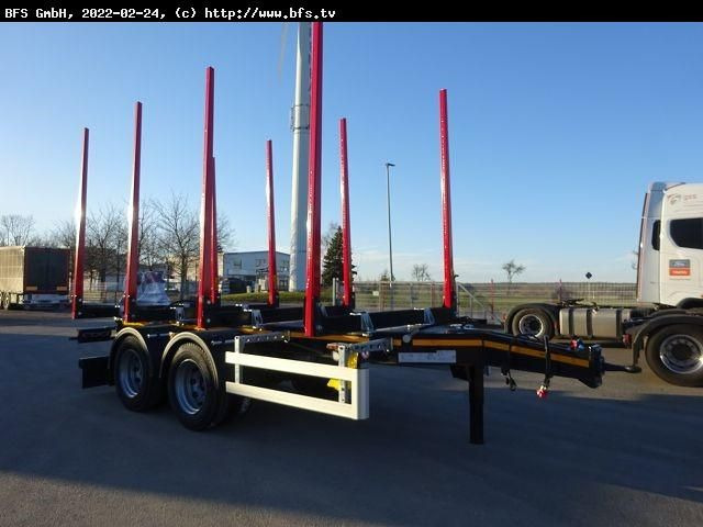 Doll Zentralachsanhänger A2T-LZ53 Tandem Kurzholz Anh - Rönkszállító pótkocsi: 1 kép. Doll Zentralachsanhänger A2T-LZ53 Tandem Kurzholz Anh - Rönkszállító pótkocsi: 1 kép.