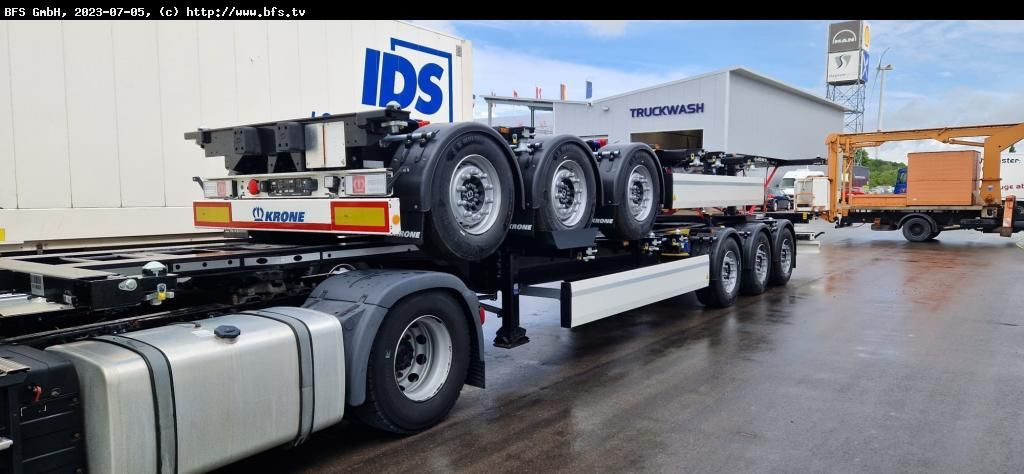 Krone Container Chassi SDC 27 eLTU5-2 Krone Container Chassi SDC 27 eLTU5-2 - Félpótkocsi cserefelépítményes: 3 kép. Krone Container Chassi SDC 27 eLTU5-2 Krone Container Chassi SDC 27 eLTU5-2 - Félpótkocsi cserefelépítményes: 3 kép.