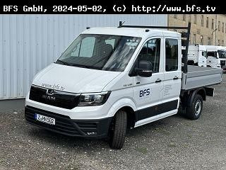 MAN TGE 3.180 4x4 SB DOKA, Normaldach, Bau Paket - Platós kisteherautó: 1 kép. MAN TGE 3.180 4x4 SB DOKA, Normaldach, Bau Paket - Platós kisteherautó: 1 kép.