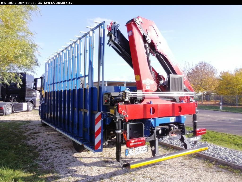 MAN TGM (TG3) 18.320 4x2 BL CH Glastransporter Hegla - Platós teherautó, Darus autó: 3 kép. MAN TGM (TG3) 18.320 4x2 BL CH Glastransporter Hegla - Platós teherautó, Darus autó: 3 kép.