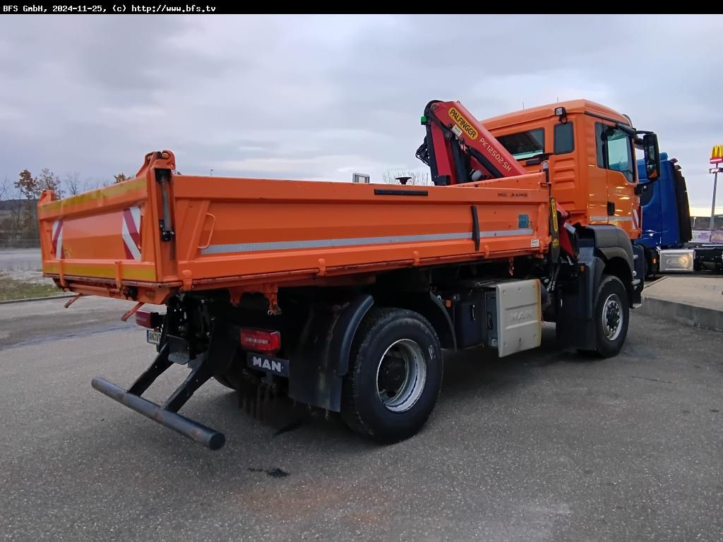 MAN TGS 18.500 4x4 BL Palfinger, WiDi, Hydrodrive - Billenőplatós teherautó: 2 kép. MAN TGS 18.500 4x4 BL Palfinger, WiDi, Hydrodrive - Billenőplatós teherautó: 2 kép.