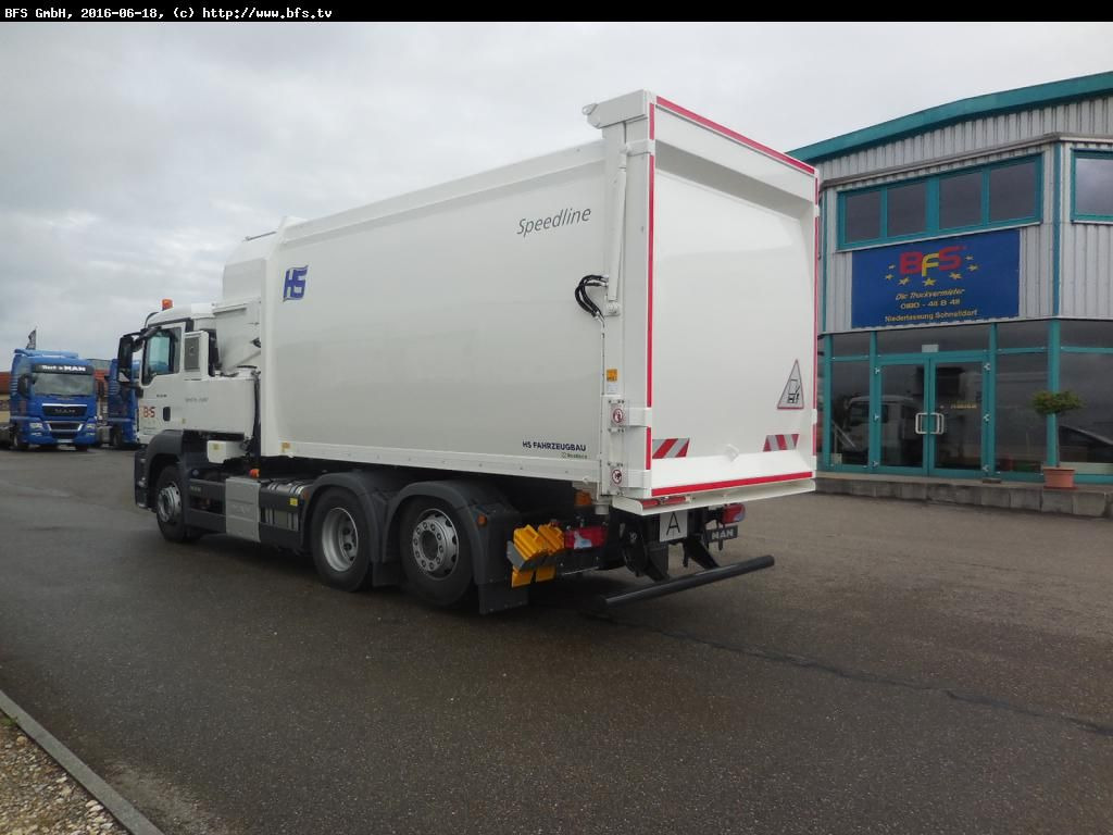 MAN TGS 26.360 6x2-2 LL HS SL Speedline 29 PPK - Szemetesautó: 3 kép. MAN TGS 26.360 6x2-2 LL HS SL Speedline 29 PPK - Szemetesautó: 3 kép.