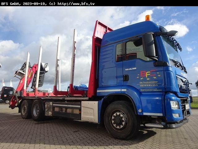MAN TGS 26.500 6x4H-4BL Kurzholz - Rönkszállító teherautó: 3 kép. MAN TGS 26.500 6x4H-4BL Kurzholz - Rönkszállító teherautó: 3 kép.