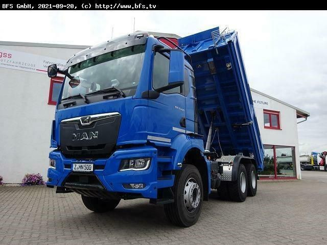 MAN TGS (TG3) 33.470 6x4 BB 3-Achsen, 3-Seiten Meill - Billenőplatós teherautó: 1 kép. MAN TGS (TG3) 33.470 6x4 BB 3-Achsen, 3-Seiten Meill - Billenőplatós teherautó: 1 kép.
