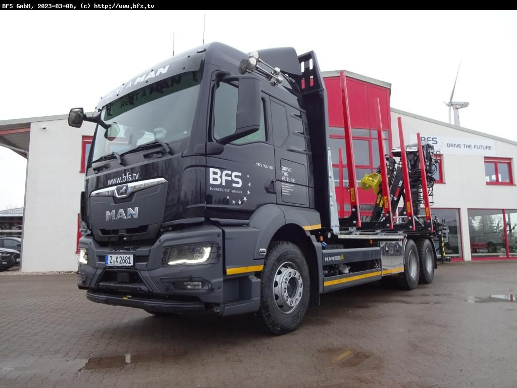 MAN TGS (TG3) 33.510 6x4 BL CH - Rönkszállító teherautó: 1 kép. MAN TGS (TG3) 33.510 6x4 BL CH - Rönkszállító teherautó: 1 kép.
