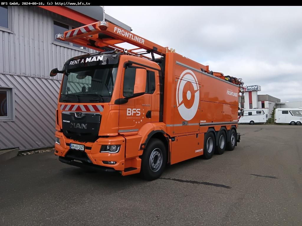 MAN TGS (TG3) 35.510 8x4-4 BL CH Canalmaster F 135 E - Szippantós autó: 1 kép. MAN TGS (TG3) 35.510 8x4-4 BL CH Canalmaster F 135 E - Szippantós autó: 1 kép.