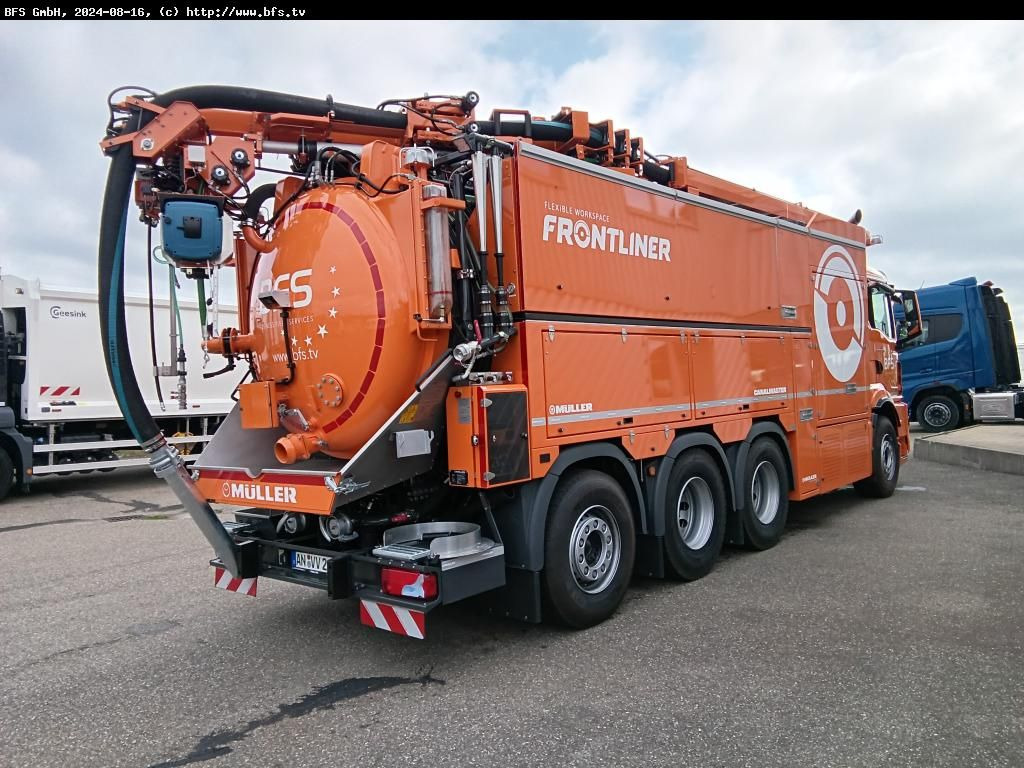 MAN TGS (TG3) 35.510 8x4-4 BL CH Canalmaster F 135 E - Szippantós autó: 2 kép. MAN TGS (TG3) 35.510 8x4-4 BL CH Canalmaster F 135 E - Szippantós autó: 2 kép.