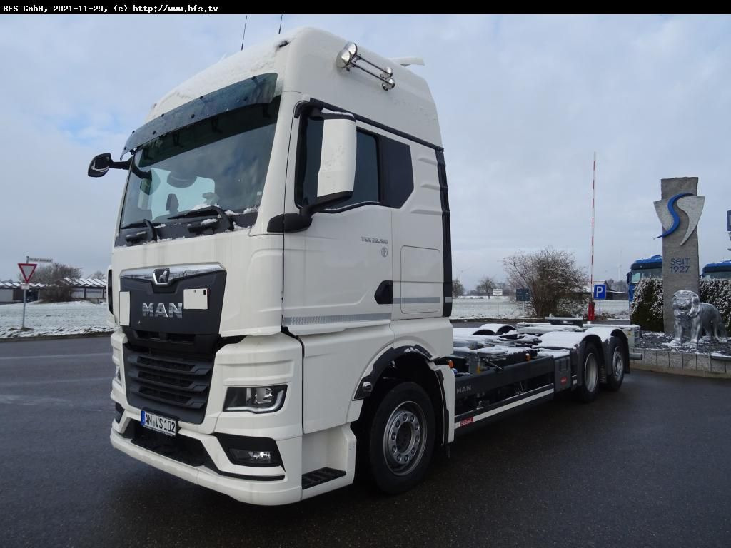 MAN TGX (TG3) 26.510 6x2-4 LL CH Multiwechsler - Cserefelépítményes teherautó: 1 kép. MAN TGX (TG3) 26.510 6x2-4 LL CH Multiwechsler - Cserefelépítményes teherautó: 1 kép.