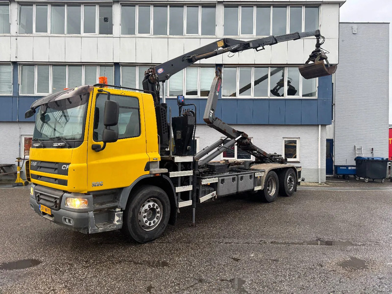 DAF CF 75.310 6X2 EURO 5 HMF 1244 Z2 + REMOTE + HIAB 17T HOOK - Darus autó: 2 kép. DAF CF 75.310 6X2 EURO 5 HMF 1244 Z2 + REMOTE + HIAB 17T HOOK - Darus autó: 2 kép.