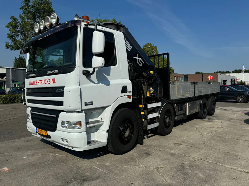 DAF CF 85.360 8x2 + HIAB 422E8 REMOTE CONTROLE - Platós teherautó, Darus autó: 5 kép. DAF CF 85.360 8x2 + HIAB 422E8 REMOTE CONTROLE - Platós teherautó, Darus autó: 5 kép.