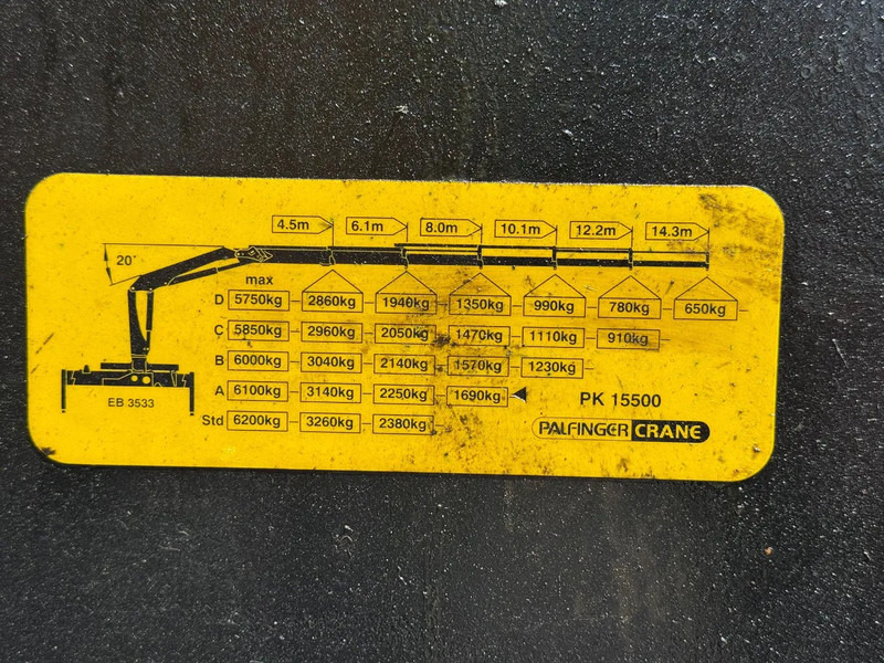 Horgos rakodó teherautó, Darus autó DAF CF 85.410 6X4 - EURO 5 + PALFINGER PK15500 + REMOTE + PALFINGER HOOK: 9 kép. Horgos rakodó teherautó, Darus autó DAF CF 85.410 6X4 - EURO 5 + PALFINGER PK15500 + REMOTE + PALFINGER HOOK: 9 kép.