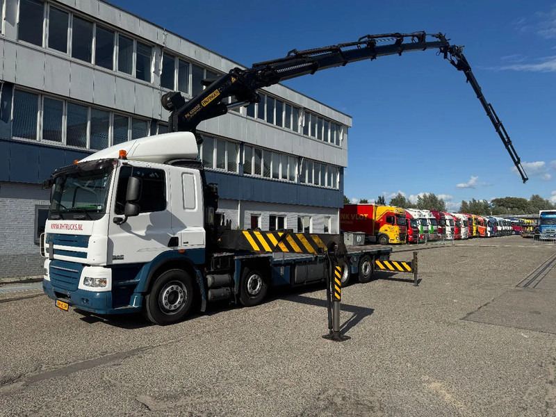 DAF CF 85.410 8X2 EURO 5 PALFINGER PK60002 + FLY JIB + REMOTE + TWISTLOCKS - Darus autó: 2 kép. DAF CF 85.410 8X2 EURO 5 PALFINGER PK60002 + FLY JIB + REMOTE + TWISTLOCKS - Darus autó: 2 kép.