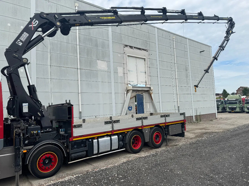 DAF CF 85.460 8X2 HIAB 477E-7 + JIB 75X + REMOTE CONTROL - Platós teherautó, Darus autó: 3 kép. DAF CF 85.460 8X2 HIAB 477E-7 + JIB 75X + REMOTE CONTROL - Platós teherautó, Darus autó: 3 kép.