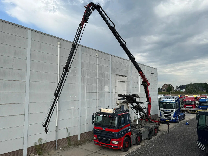 DAF CF 85.460 8X2 + YEAR 2016 HMF CRANE 2620-K4 + FLYJIB + WINCH + REMOTE - Darus autó: 3 kép. DAF CF 85.460 8X2 + YEAR 2016 HMF CRANE 2620-K4 + FLYJIB + WINCH + REMOTE - Darus autó: 3 kép.