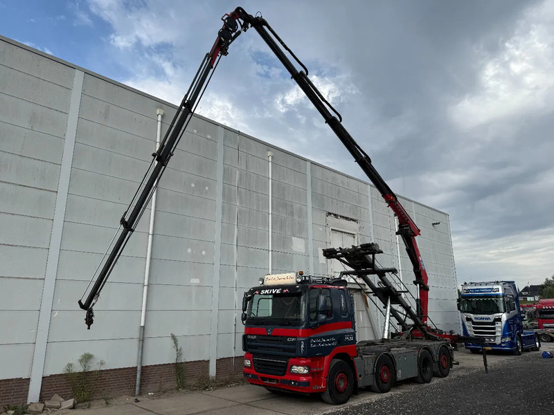 DAF CF 85.460 8X2 + YEAR 2016 HMF CRANE 2620-K4 + FLYJIB + WINCH + REMOTE - Teherautó - kábelrendszer, Darus autó: 1 kép. DAF CF 85.460 8X2 + YEAR 2016 HMF CRANE 2620-K4 + FLYJIB + WINCH + REMOTE - Teherautó - kábelrendszer, Darus autó: 1 kép.