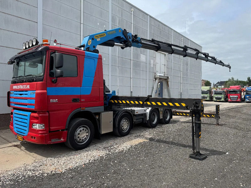 DAF XF 105.460 8X4 PALFINGER PK78002+ REMOTE CONTROL HUB REDUCTION TÜV TILL 03-2026 - Darus autó: 1 kép. DAF XF 105.460 8X4 PALFINGER PK78002+ REMOTE CONTROL HUB REDUCTION TÜV TILL 03-2026 - Darus autó: 1 kép.
