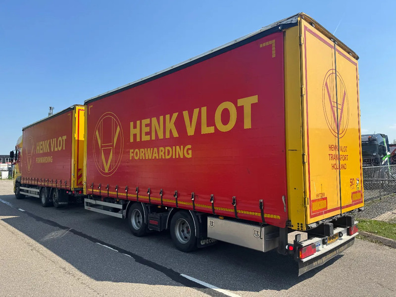 DAF XF 480 6X2 JUMBO + WECON HANGER SLIDING ROOF + TÜV TILL 02-2026 - Ponyvás teherautó: 3 kép. DAF XF 480 6X2 JUMBO + WECON HANGER SLIDING ROOF + TÜV TILL 02-2026 - Ponyvás teherautó: 3 kép.
