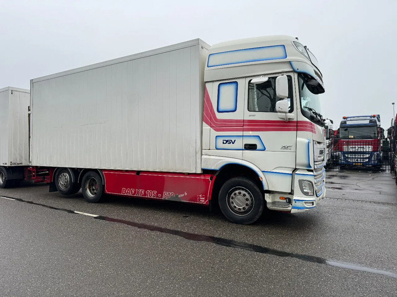 DAF XF 510 6X2 - EURO 6 + RETARDER + ZEPRO LIFT + REMOTE - Dobozos felépítményű teherautó: 3 kép. DAF XF 510 6X2 - EURO 6 + RETARDER + ZEPRO LIFT + REMOTE - Dobozos felépítményű teherautó: 3 kép.