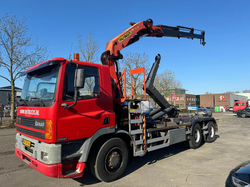 Ginaf M 3232 S 6X2 - EURO 2 + PALFINGER PK19000 + REMOTE + PALIFT HOOK - Horgos rakodó teherautó, Darus autó: 1 kép. Ginaf M 3232 S 6X2 - EURO 2 + PALFINGER PK19000 + REMOTE + PALIFT HOOK - Horgos rakodó teherautó, Darus autó: 1 kép.