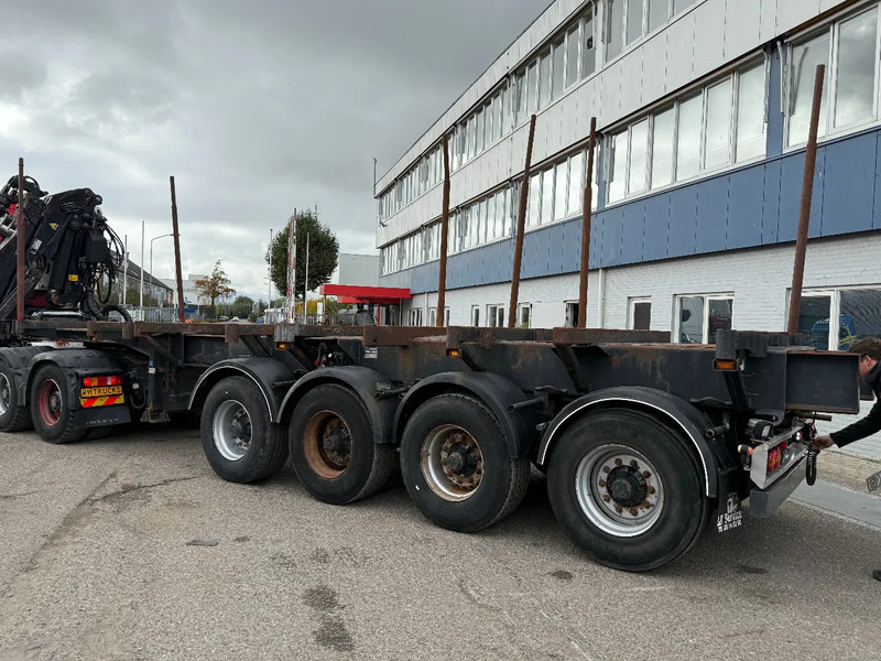 KEL-BERG 4 AXLE - BPW - EXTENDABLE - HOLZ/WOOD/HOUT - Rönkszállító félpótkocsi: 3 kép. KEL-BERG 4 AXLE - BPW - EXTENDABLE - HOLZ/WOOD/HOUT - Rönkszállító félpótkocsi: 3 kép.