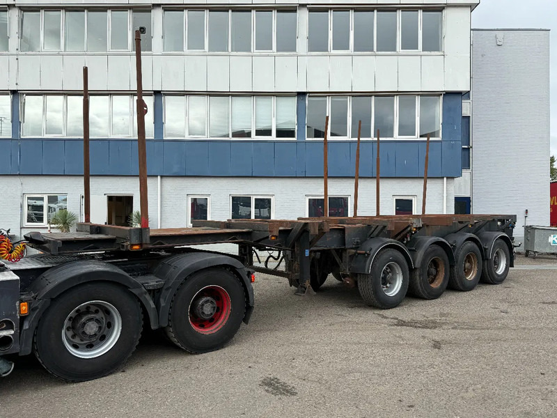 KEL-BERG 4 AXLE - BPW - EXTENDABLE - HOLZ/WOOD/HOUT - Rönkszállító félpótkocsi: 1 kép. KEL-BERG 4 AXLE - BPW - EXTENDABLE - HOLZ/WOOD/HOUT - Rönkszállító félpótkocsi: 1 kép.