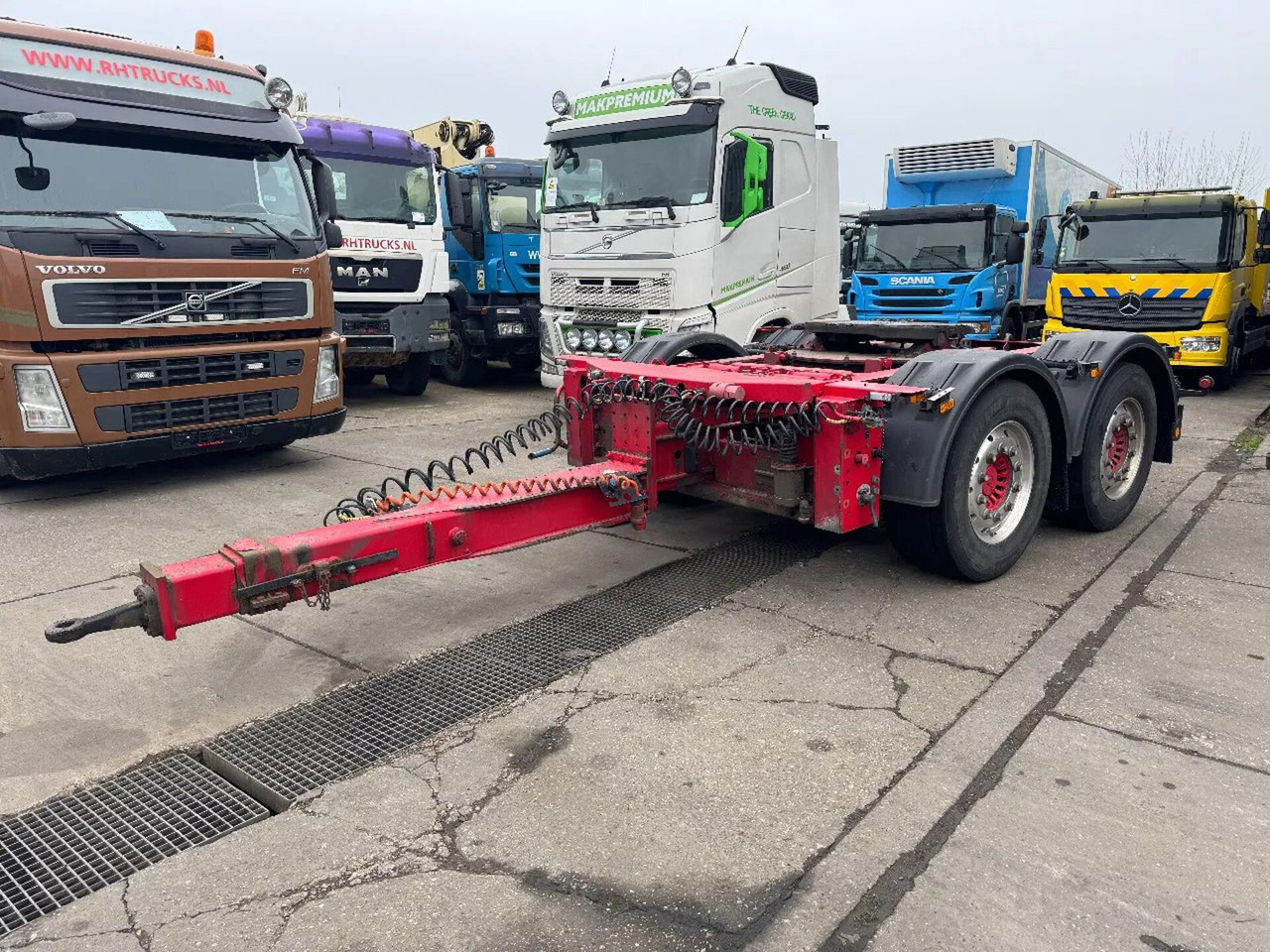 Krone ZZ 2X SAF AXLE UITSCHUIFBARE AANSLUITING - Dolly pótkocsi: 1 kép. Krone ZZ 2X SAF AXLE UITSCHUIFBARE AANSLUITING - Dolly pótkocsi: 1 kép.